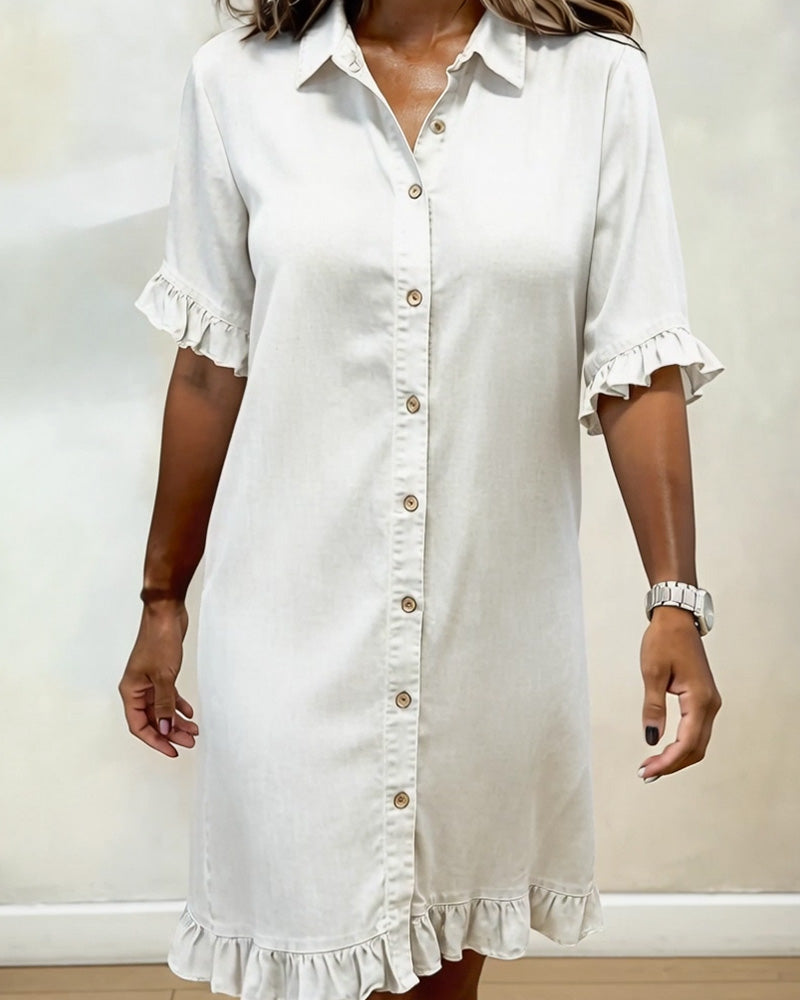 Ava | Comfortable Denim Dress