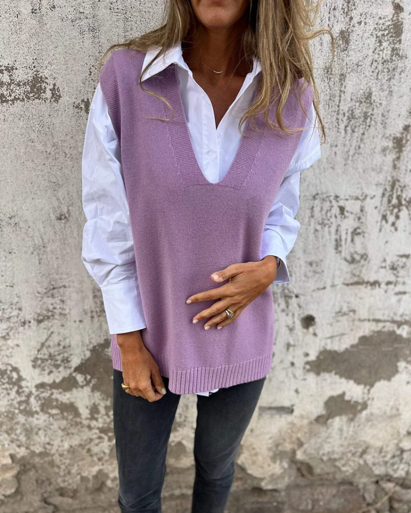 Rianna | Comfort Knitted Sweater Vest