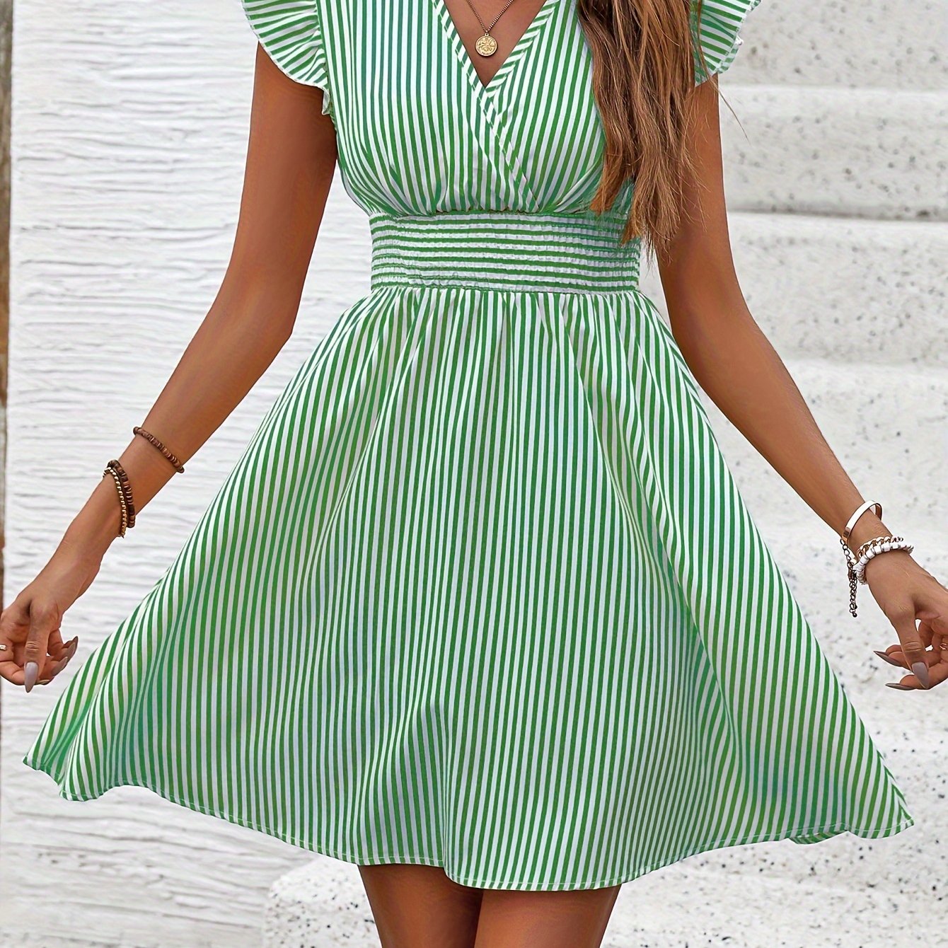 Dany's Striped Summer Dress