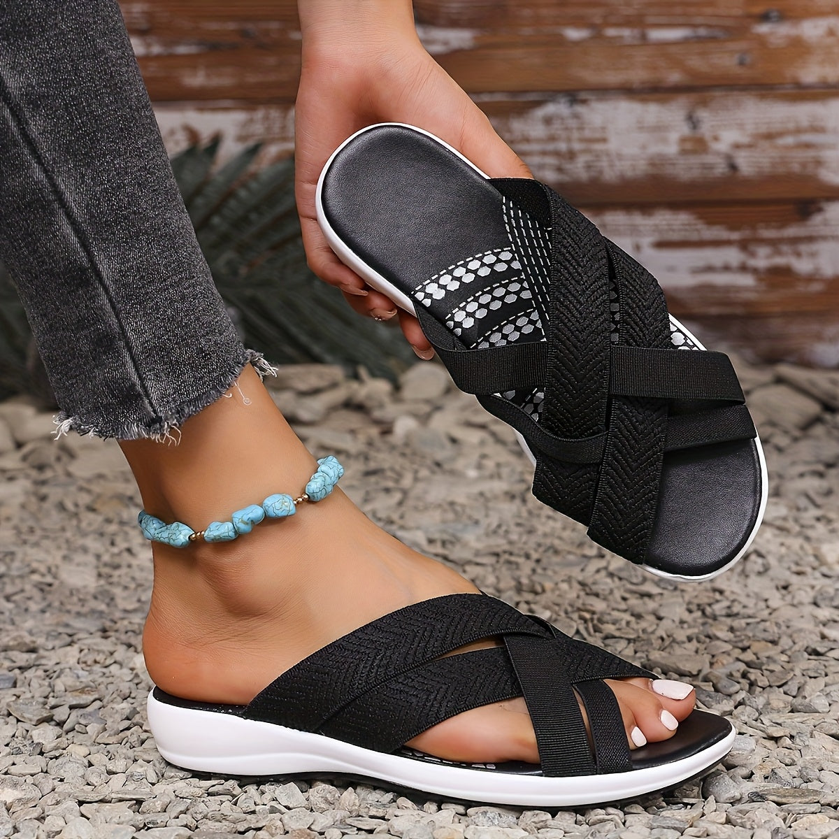 Aloise | Comfort-Focused Cozy Walking Sandals for All-Day Wear