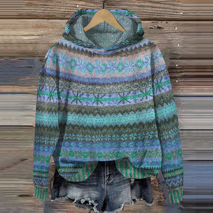 Gaby | Retro Ethnic-Style Hoodie