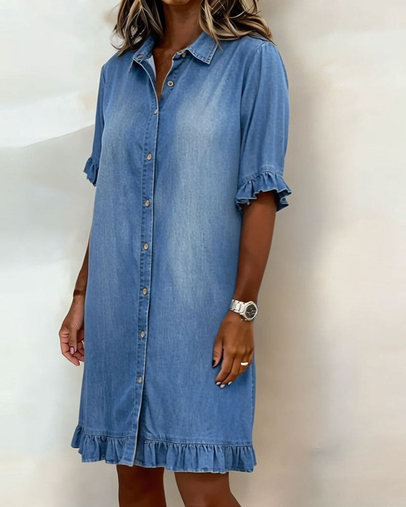 Ava | Comfortable Denim Dress
