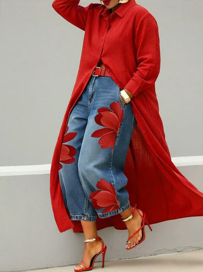 Serena | Floral Pants