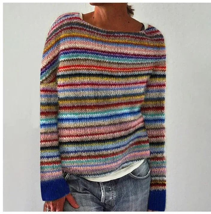 Brigitte | Chic Patterned Sweater